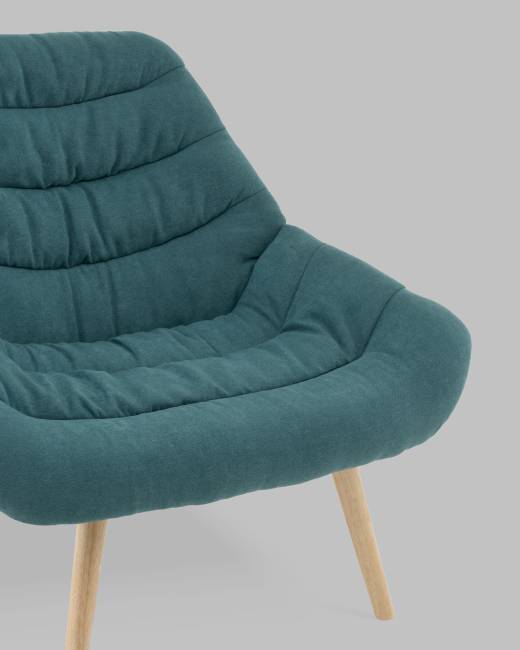 Кресло Олби Страйпс тёмно-бирюзовый