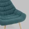 Кресло Олби Страйпс тёмно-бирюзовый