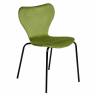 Стул Seven Style светло-зеленый велюр, чёрные ножки