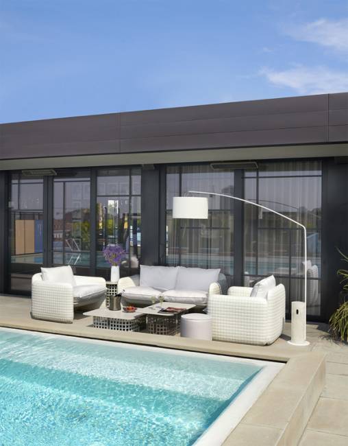 Столик кофейный из HPL пластика Mara Lacquered 865х865х275 мм Столик кофейный из HPL пластика Mara Lacquered 865х865х275 мм