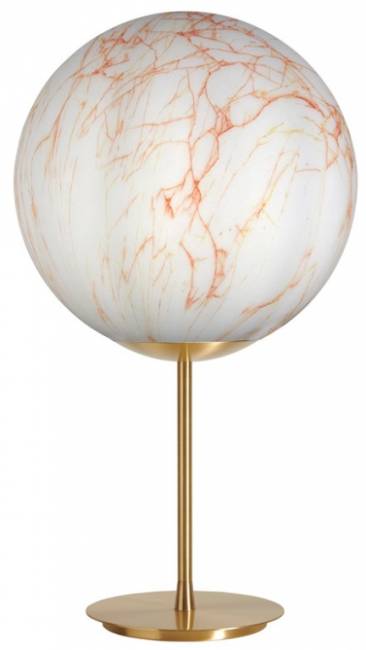 Светильник пластиковый настольный Mineral Stand Lighting белый, красный Ø400х750 мм