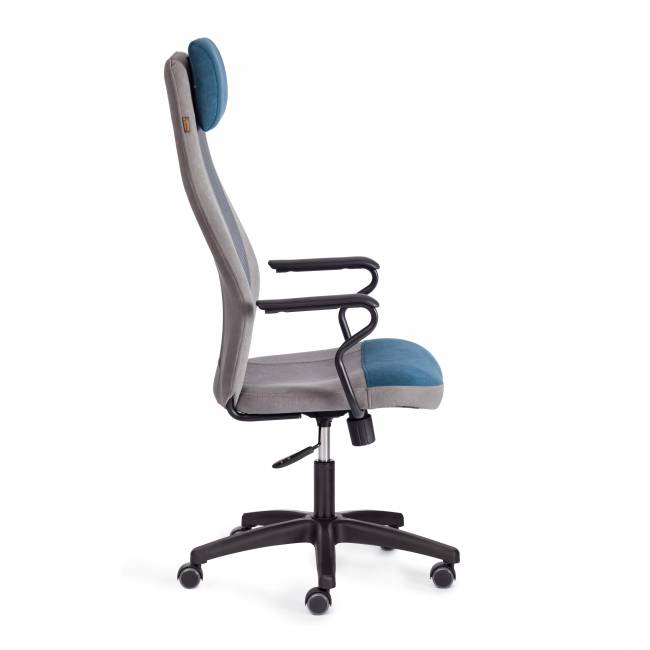 Кресло AVIATOR флок, ткань , синий/серый/серый, 32/29/W-12 синий/серый/серый флок, ткань