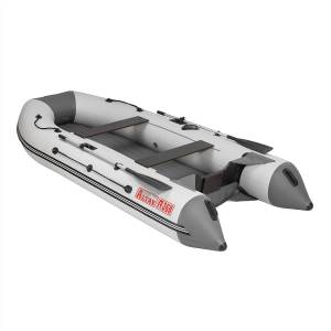 Лодка Алтай А360 надувное дно, светло-серый/серый (модель A-S360AS) Тонар