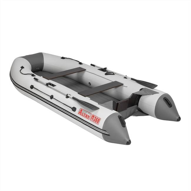 Лодка Алтай А360 надувное дно, светло-серый/серый (модель A-S360AS) Тонар Лодка Алтай А360 надувное дно, светло-серый/серый (модель A-S360AS) Тонар