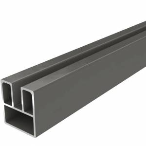 Профиль алюмин. для стекла HILST, 25*25*4000мм, RAL 7024