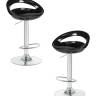 Набор 2 шт Стул барный DOBRIN DISCO, чёрный
