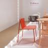 Стул металлический Tribeca белый 535х540х765 мм