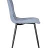 Набор 4 шт Стул обеденный DOBRIN CHILLY ROMBO, Серо-голубой Simple 26, основание черное