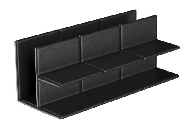 Шарнир Holzhof  неповоротный (соединительный уголок) 90град. для грядочной доски 150х25мм