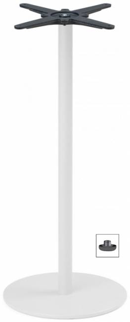 Подстолье металлическое барное Tiffany белый Ø450х1090 мм