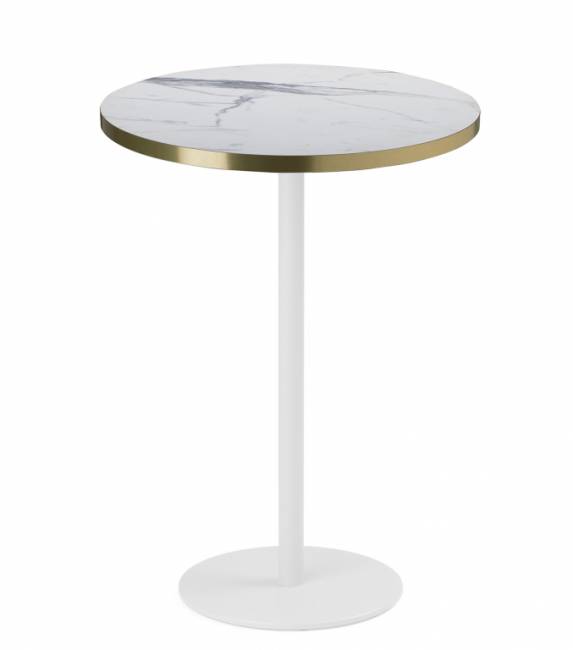 Подстолье металлическое барное Tiffany белый Ø450х1090 мм