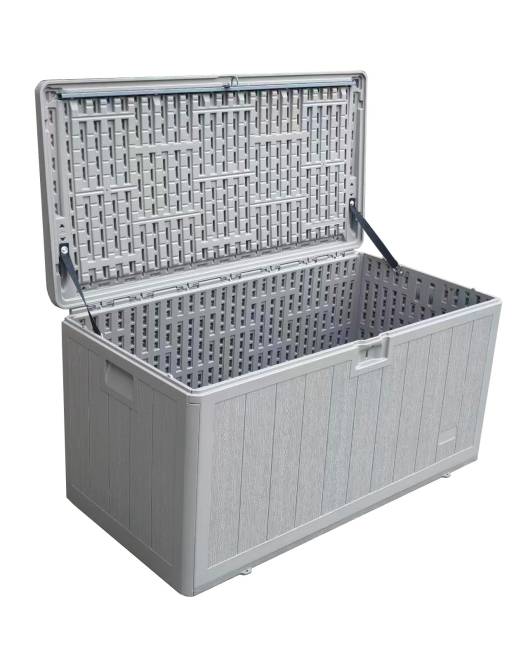 Стол-сундук пластик серый 110*55 см 276л