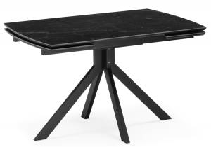 Комильфо 120x80 черный мрамор / черный