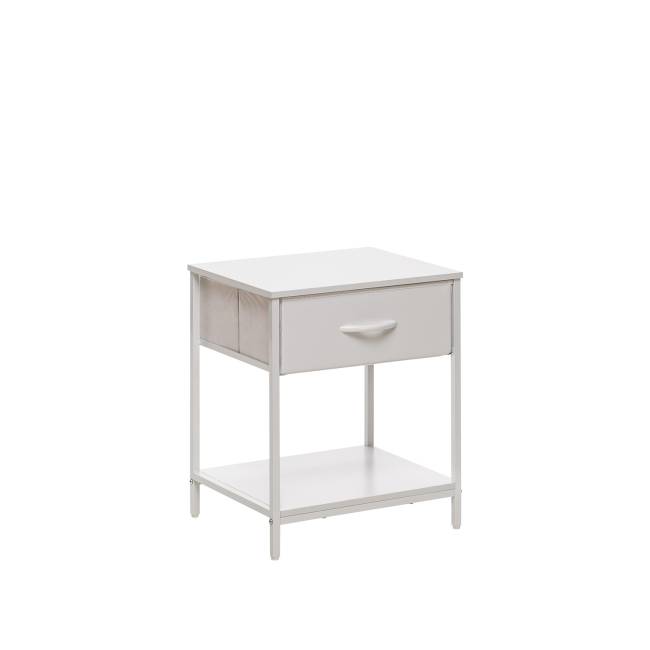 Комод Leset Линкс с ящиком и полкой (к/з), Каркас Белый, ящики Белые Белый Белый Комод Leset Линкс с ящиком и полкой (к/з), Каркас Белый, ящики Белые Белый Белый