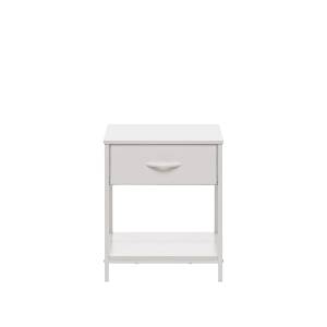 Комод Leset Линкс с ящиком и полкой (к/з), Каркас Белый, ящики Белые Белый Белый