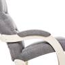 Кресло Leset Дэми Слоновая кость Malmo 90 (серый)
