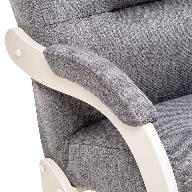 Кресло Leset Дэми Слоновая кость Malmo 90 (серый)