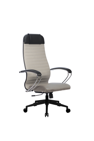 Кресло МЕТТА-21(MPRU)/подл.130/осн.002, светло-серый/светло-серый