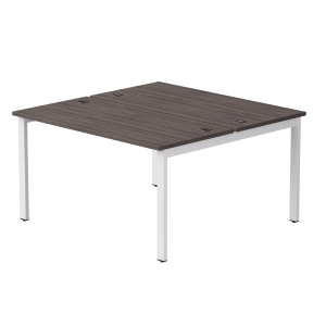 Бенч-система на 2 места Everprof EVO на металлокаркасе 1380х670(1370)x755 Дуб Пасадена/Белый