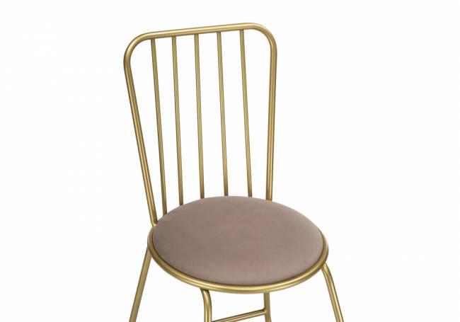 Лирион бежевый велюр / золото