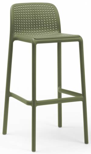 Стул пластиковый барный Lido агава 490х510х970 мм