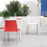 Стул пластиковый Chloe Chair Mon Amour лен 490х510х830 мм