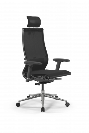 Кресло SynchroSit 10 B2-107D - T /Km00/Nb00/D03P/H3mL-2D(M23.B23.G18.W02), черный