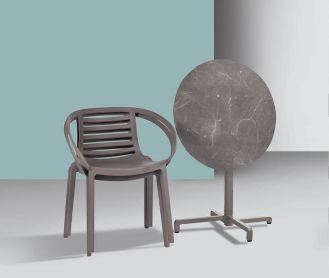 Подстолье металлическое складное Step 322 Ø660x722 мм