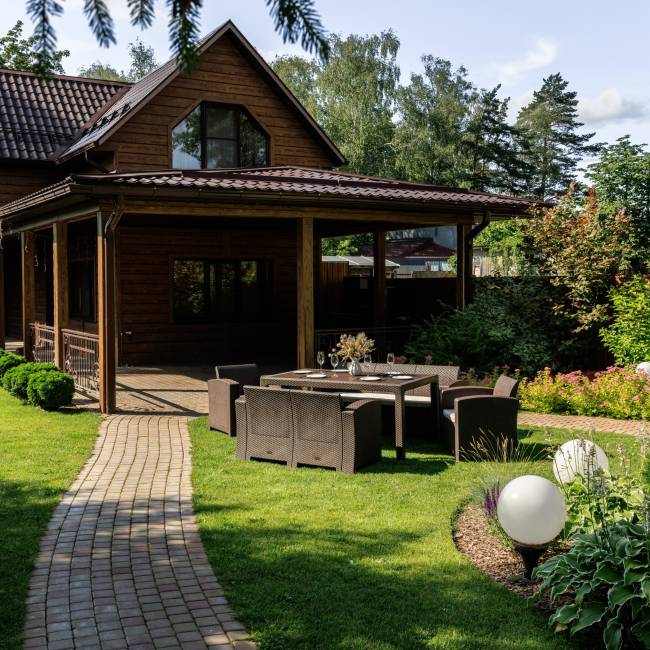 Обеденный комплект GRAND LANA LUX DINING L коричневый