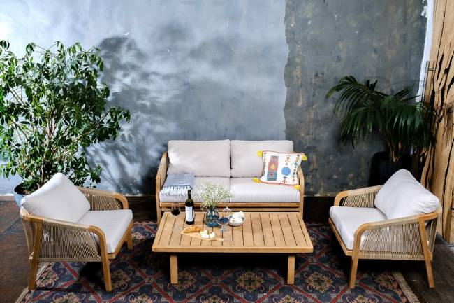 Диванная группа из акации RIMINI M  Joygarden