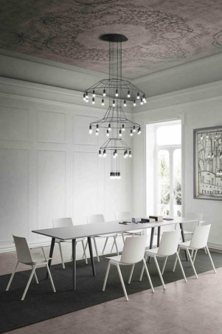 Кресло офисное пластиковое Jubel IVB 580х510х800 мм