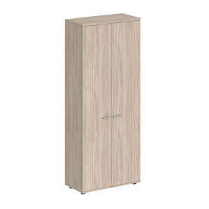 SG.825.OL.OL / Гардероб 800х600х1955, з.ст ЛДСП 16 мм / корпус: дуб светлый; фасады: дуб светлый