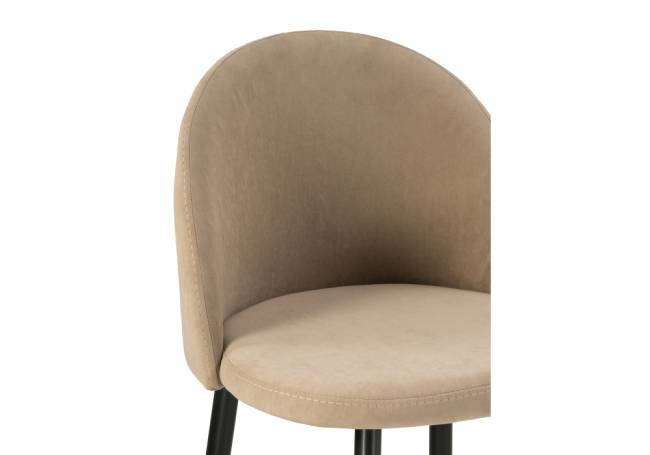 Барный стул Амизуре бежевый / черный матовый