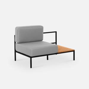 Модуль Ratio wood правый plus (с упаковкой) RAL 9005, Zimmy 993