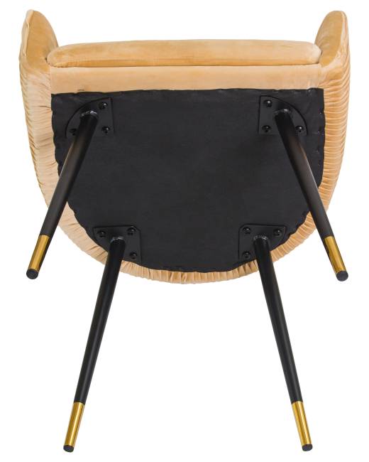 Стул обеденный DOBRIN MARY, песочный велюр (1922-3)