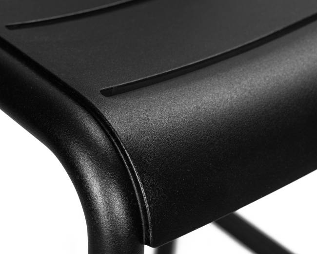 Набор 4 шт Стул полубарный DOBRIN NESSA, черный (B-03)