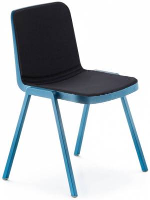 Стул пластиковый с подушкой Koi-Booki антрацит 535х520х800 мм