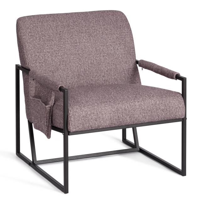 Кресло Charli LUX/Чарли Люкс велюр/букле, vt шейп какао, 70х80х82см какао велюр/букле