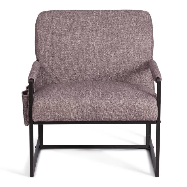 Кресло Charli LUX/Чарли Люкс велюр/букле, vt шейп какао, 70х80х82см какао велюр/букле