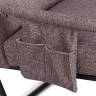 Кресло Charli LUX/Чарли Люкс велюр/букле, vt шейп какао, 70х80х82см какао велюр/букле