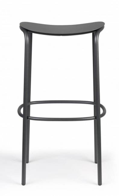 Табурет металлический барный Trick антрацит 350х350х750 мм