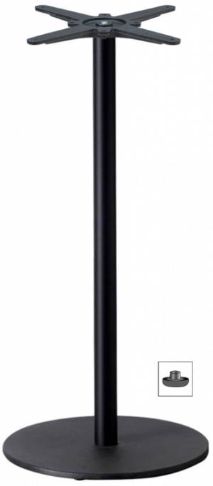 Подстолье металлическое барное Tiffany черный Ø450х1090 мм