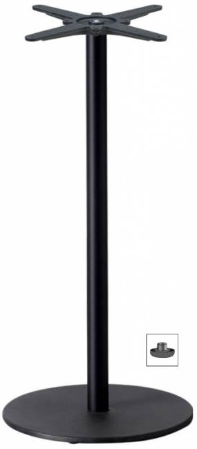 Подстолье металлическое барное Tiffany черный Ø450х1090 мм