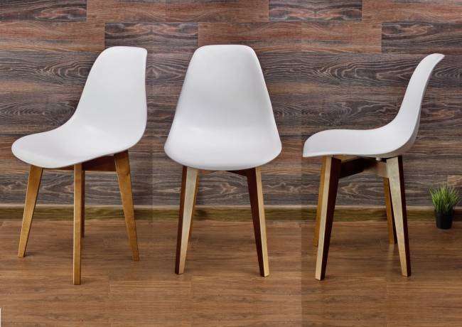 Стул Сашш орех /белый Стул Сашш орех /белый