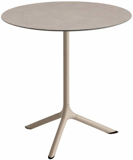 Стол ламинированный обеденный Tripe тортора, тортора шпатель Ø700х740 мм