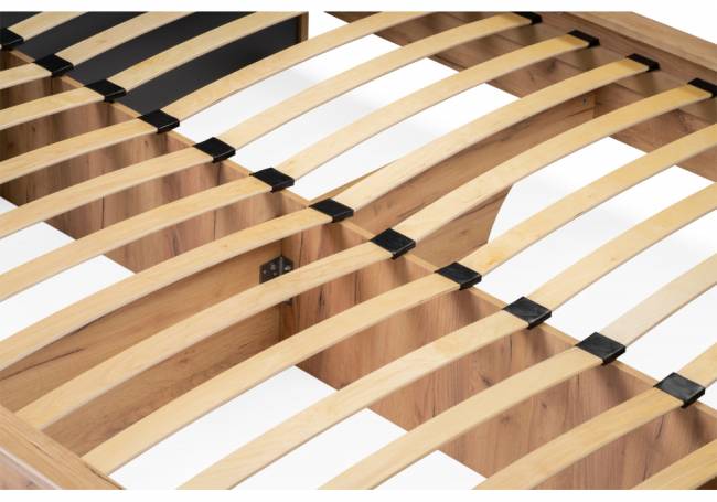 Кровать Клауд 140х200 парящая дуб крафт золотой / антрацит