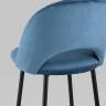 Стул барный Меган SN велюр пыльно-синий