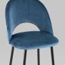 Стул барный Меган SN велюр пыльно-синий
