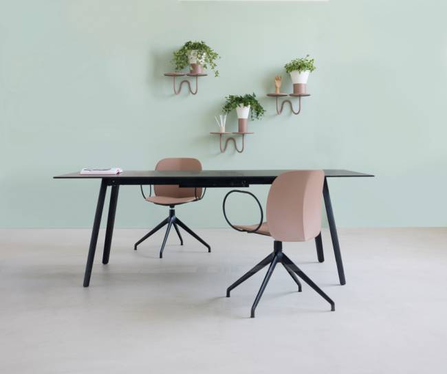 Подставка для цветов настенная Mimosa карамельный 420х215х230 мм