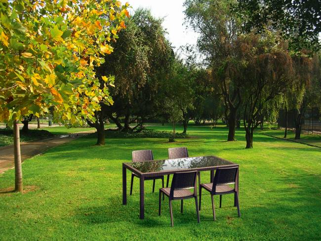 Стул пластиковый плетеный Verona коричневый 470х620х820 мм Стул пластиковый плетеный Verona коричневый 470х620х820 мм